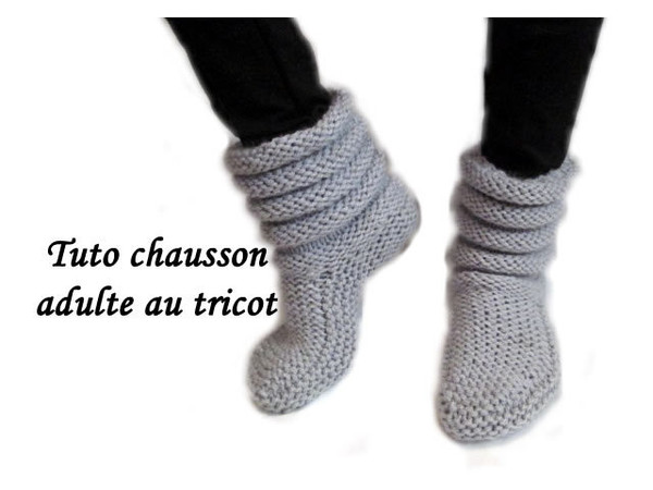 tricoter des chausson